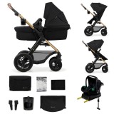 CARUCIOR MULTIFUNCTIONAL KINDERKRAFT MOOV 2 AIR 4IN1 PURE BLACK SuperHeroes ToysZone