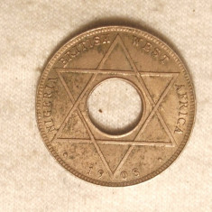 BRITISH WEST AFRICA / NIGERIA 1 /10 PENNY 1908