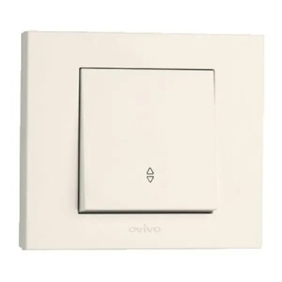 Intrerupator cap scara ST Grano Natural Crem Ovivo 400-020200-209 foto