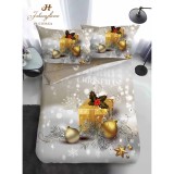 Cumpara ieftin Lenjerie de pat 1 Persoana - Model de Craciun - SPR404011