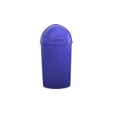 Cos gunoi cu capac glisant, 30 litri, Cosmo albastru, Plastor Trading