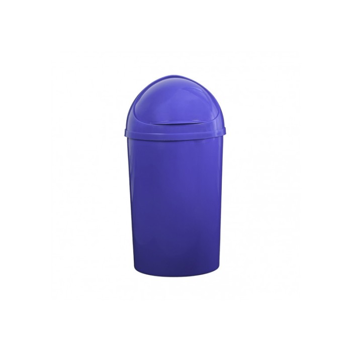 Cos gunoi cu capac glisant, 30 litri, Cosmo albastru