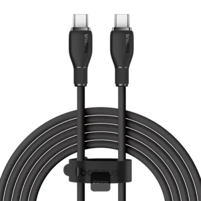 Cablu alimentare /date 1.2m 100W 5A USB Type C tata-tata Baseus P10355702111-B1 foto