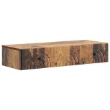 vidaXL Masă laterală montată pe perete Lemn vechi 87,5 x 34,5 x 17 cm 898163