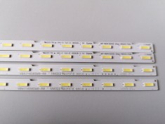 Barete LED V8N1-650SM0 65&quot;NEW EDGE LM41-00614A - LM41-00617A Dispersor LGP 65NU 65RU CY-NN065HGXV1H CY-NN065HGLV2H Avem Panou Intreg