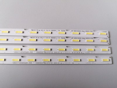 Barete LED V8N1-650SM0 65&amp;quot;NEW EDGE LM41-00614A - LM41-00617A Dispersor LGP 65NU 65RU CY-NN065HGXV1H CY-NN065HGLV2H Avem Panou Intreg foto