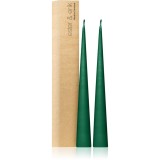 Ester &amp; erik cone candles marble green (no. 58) lumanare 2x37 cm