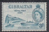 Gibraltar 1954 &ndash; Vizita Regală a Reginei Elisabeta a II-a, 3d, SG 159 / Mi. 148, MNH -A48