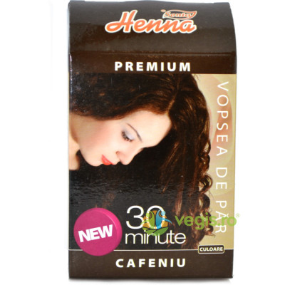 Henna Premium Cafeniu 60g foto