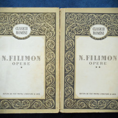 NICOLAE FILIMON - OPERE - CLASICII ROMANI - VOL. 1 + VOL. 2