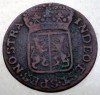 J.415 INDIILE OLANDEZE NETHERLANDS EAST INDIES GELDERLAND VOC 1 DUIT 1790, Asia, Cupru (arama)