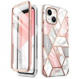 Husa Supcase Cosmo pentru Apple iPhone 14 Plus/15 Plus Marble, Carcasa