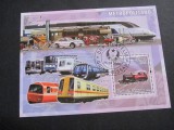 Coliță Guineea-Bissau 2006 &ndash; Evoluția Trenurilor Urbane (New York, Paris, San Francisco, Hong Kong, Guangdong), 3000 FCFA, obliterat, Transporturi, Stampilat
