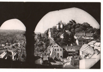 CPIB 15803 CARTE POSTALA - SIGHISOARA. VEDERE DIN TURNUL CU CEAS foto