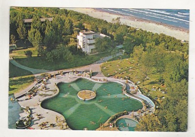 bnk cp Mamaia - Piscina hotelului Unirea - circulata foto
