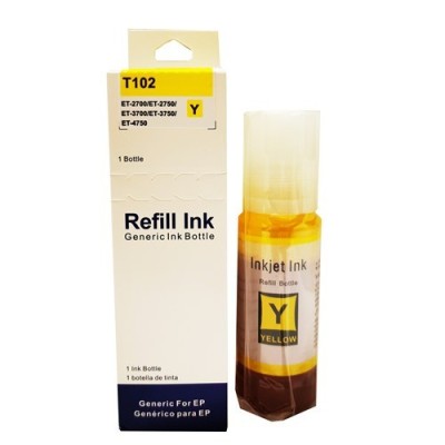 Cerneala compatibila Epson L102, L103, L105, L106 Yellow, EcoTank, 70 ml foto