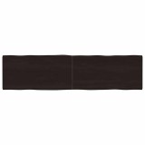 VidaXL Blat masă, 160x40x(2-4) cm, maro, lemn tratat contur organic