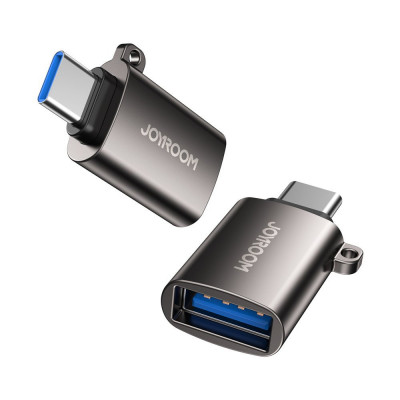 Joyroom USB 3.2 Gen 1 (masculin) - Adaptor USB Tip C (femeie) Negru (S-H151 Negru) S-H151 BLACK foto