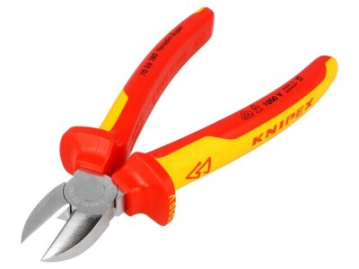 Clești laterali izolați 180mm oțel crom-vanadium foto