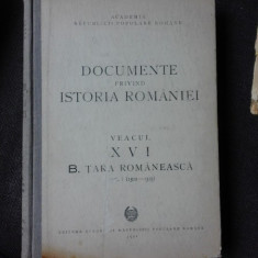 DOCUMENTE PRIVIND ISTORIA ROMANIEI, VEACUL XVI, B. TARA ROMANEASCA, VOL.I (1501-1525)