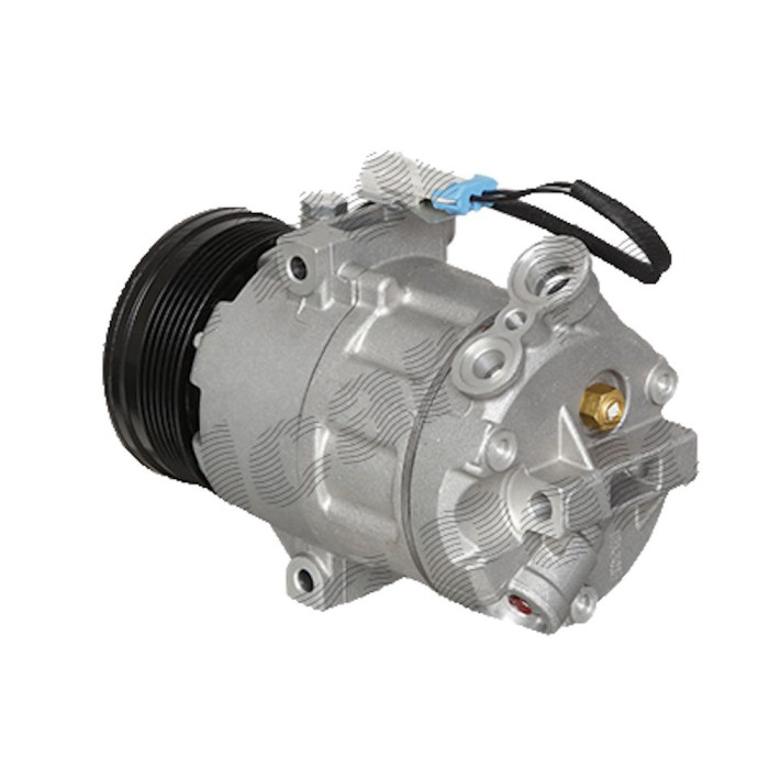 Compresor aer conditionat Opel Astra H, 2004-2014, motor 1.7 CDTI, 59kw/74kw/81kw/92kw, diesel, rola curea 105 mm, 6 caneluri, Delphi tip: Harrison C