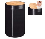Cumpara ieftin Cos de gunoi de baie Relaxdays, 5 L, Negru - RESIGILAT