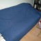 Cearceaf albastru din bumbac cu dimensiunea140x190 cm, nou