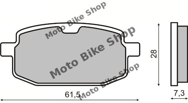 MBS Placute frana, Cod Produs: 55484OL