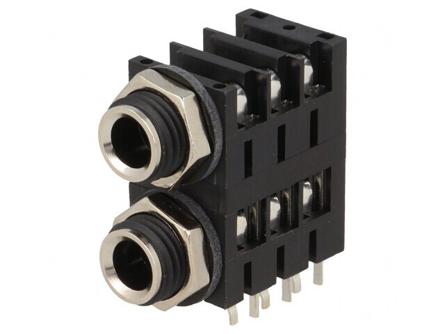 Soclu Jack 6.3mm Stereo cu &Icirc;ntrerupător Triplu