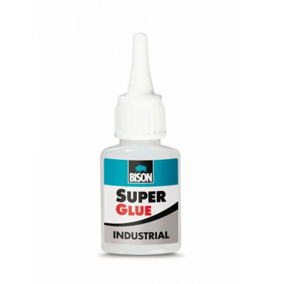 Adeziv instant cianoacrilat BISON Super Glue Industrial, 20g foto