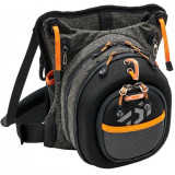 Geanta Chest Pack Noir Orange, Daiwa