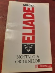 NOSTALGIA ORIGINILOR MIRCEA ELIADE