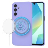 Husa pentru samsung galaxy a16 4g / a16 5g - softflex magsafe, microfibra in interior, light purple