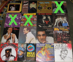 vinyl/vinil Bill Haley,Fats Domino,Everly Brothers,Paul Anka,Placido Domingo foto