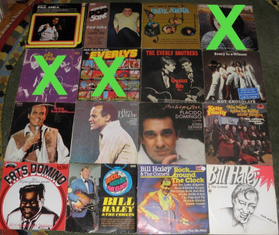 vinyl Harry Belafonte-Golden Hits,Jon Denver,Fats Domino,Paul Anka,Bill Haley foto