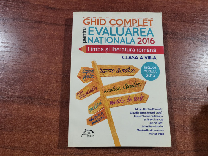 Ghid complet pt Evaluare Nationala.Limba si literatura romana 2016-A.N.Romonti