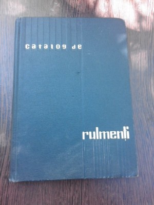 CATALOG DE RULMENTI foto