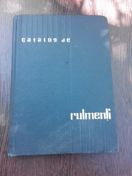 CATALOG DE RULMENTI