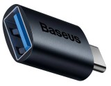 ADAPTOR Baseus Ingenuity Series Mini OTG, USB 3.1 (M) la USB Type-C (T), corp metalic, albastru &quot;ZJJQ000003&quot; (timbru verde 0.18 lei) - 6932172605650