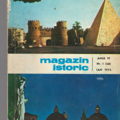 C8311 MAGAZIN ISTORIC 1972, 12 NUMERE, AN COMPLET