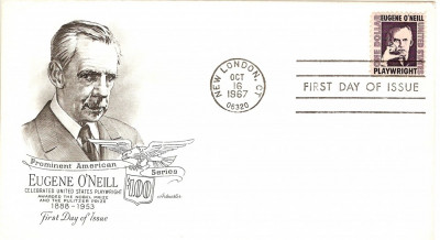 EUGENE O&amp;#039;NEIL FDC NEW LONDON 1967 foto