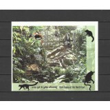 INDIA 2009 FAUNA ANIMALE SALBATICE MAIMUTE PISICI PANDA ROSU