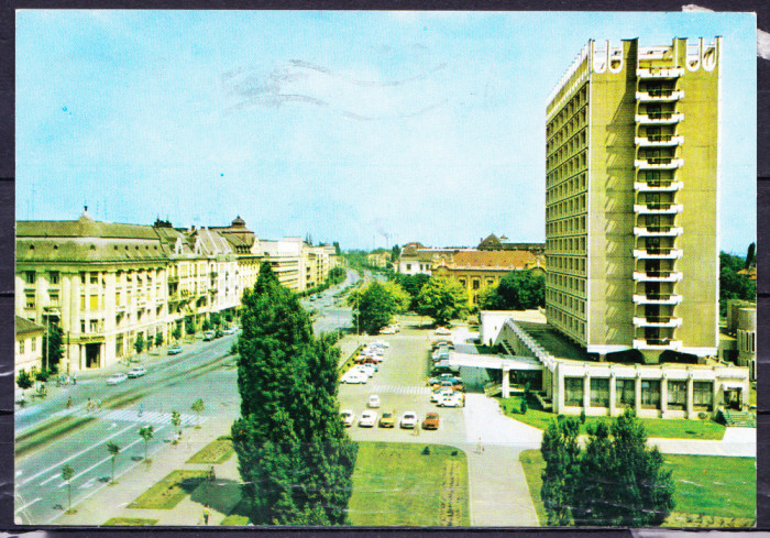 AMS - ILUSTRATA 349 TIMISOARA - BULEVARDUL 23 AUGUST 1977 RSR, CIRCULATA