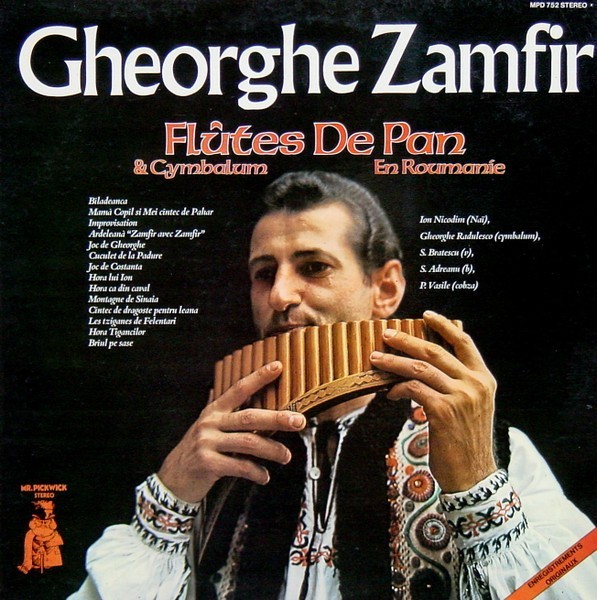 VINIL LP Gheorghe Zamfir &ndash; Fl&ucirc;tes De Pan &amp; Cymbalum En Roumanie &lrm; (VG+)