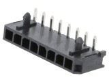 Conector MOLEX Micro-Fit 3.0, 8 pini, 5A, cablu-placă, soclu tată