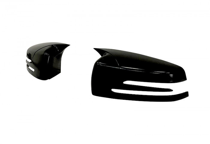 Capace oglinda tip BATMAN Mercedes Seria CLA W117 13-18 negru lucios BAT10040