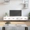 vidaXL Comodă TV, alb, 150x36x30 cm, lemn prelucrat 829164