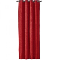 Draperie Elfie Opac cu inele Jemidi, 140 x 245 cm, Rosu, Poliester, 55279.09.01