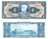Brazilia 1 Cruzeiro 1954 P-150d UNC