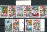 Cehoslovacia 1984 - Interkosmos, cosmonautica, serie neuzata cu viniete